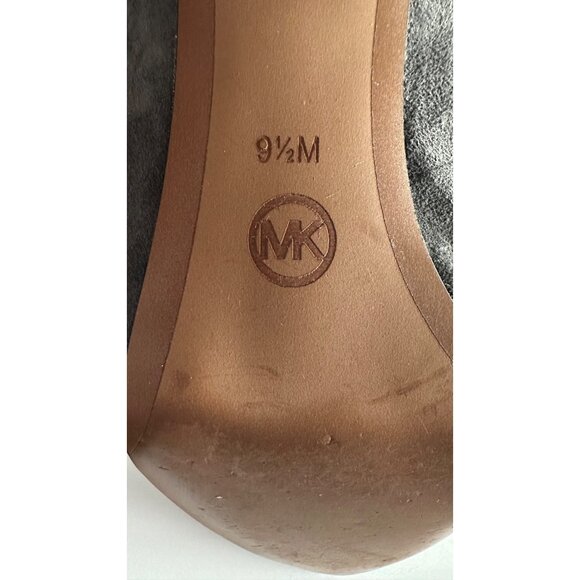 Michael Michael Kors Lizzy Gray Suede Pointed-Toe Mid Heel Pumps Size 9.5 - Picture 10 of 10